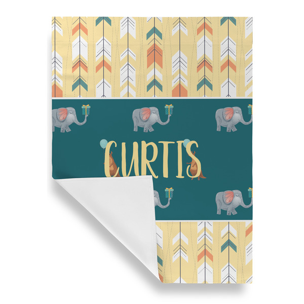 Animal Friend Birthday Garden Flags - Large - Single Sided - FRONT FOLDED