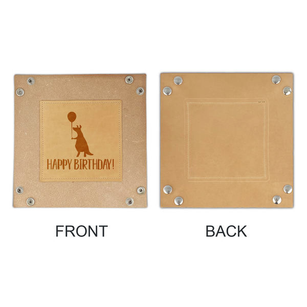 Animal Friend Birthday Genuine Leather Valet Trays - APPROVAL