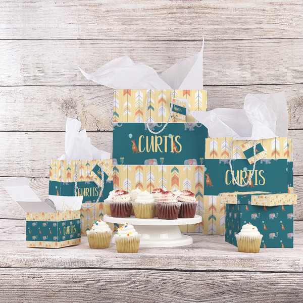 Animal Friend Birthday Gift Bags - In Context