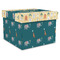 Animal Friend Birthday Gift Boxes with Lid - Canvas Wrapped - XX-Large - Front/Main