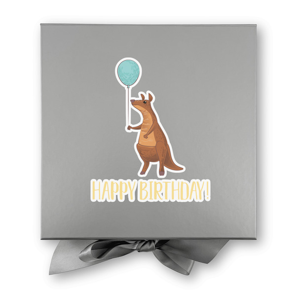 Animal Friend Birthday Gift Boxes with Magnetic Lid - Silver - Approval