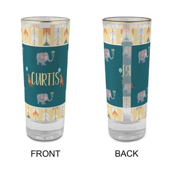 Animal Friend Birthday Glass Shot Glass - 2 oz - Single - APPROVAL