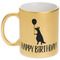 Animal Friend Birthday Gold Mug - Main