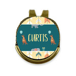Animal Friend Birthday Golf Ball Marker - Hat Clip - Gold