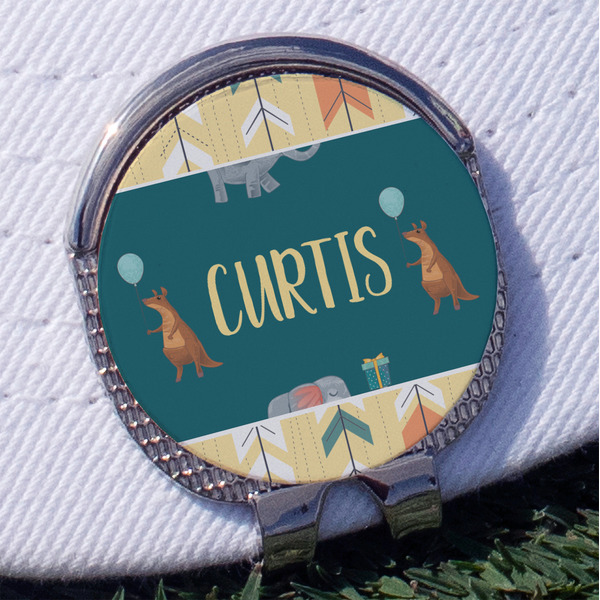Custom Animal Friend Birthday Golf Ball Marker - Hat Clip