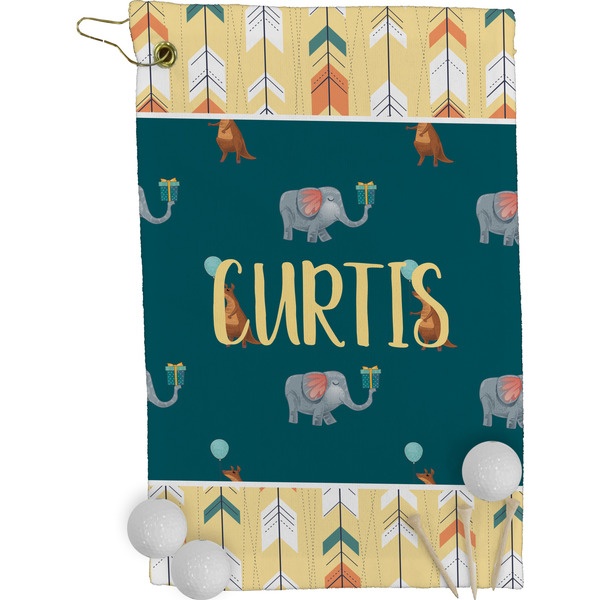 Animal Friend Birthday Golf Towel (Personalized)