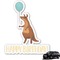 Animal Friend Birthday Graphic Car Decal