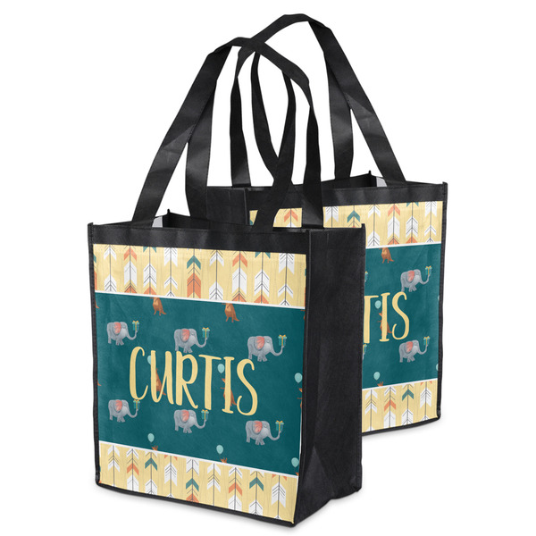 Animal Friend Birthday Grocery Bag - MAIN