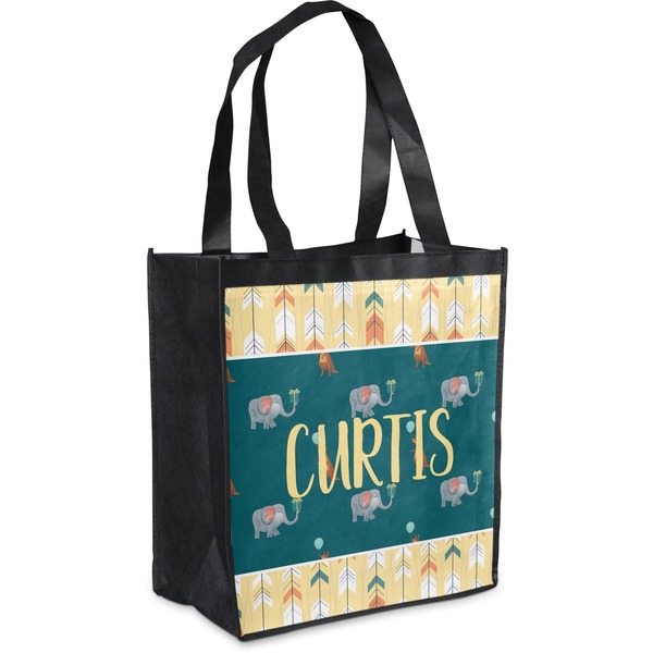 Custom Animal Friend Birthday Grocery Bag (Personalized)