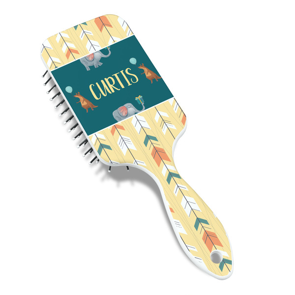 Animal Friend Birthday Hair Brush - Angle View