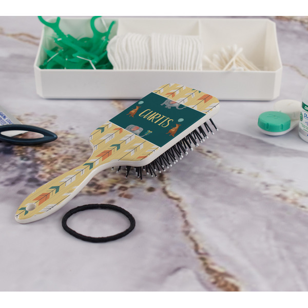 Animal Friend Birthday Hair Brush - In Bathroom