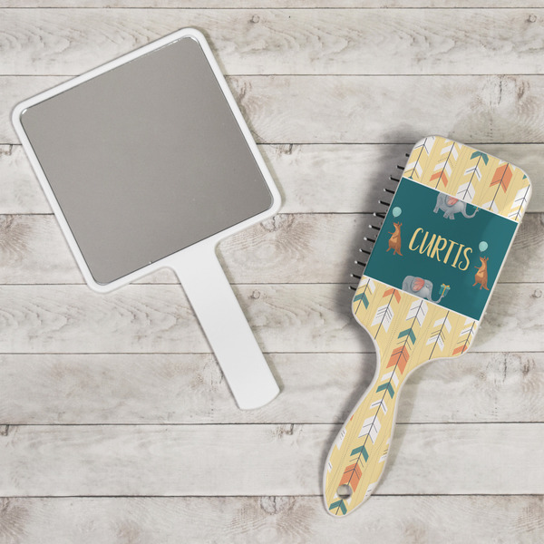 Animal Friend Birthday Hair Brush - In Context