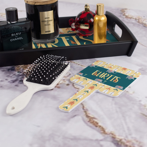 Animal Friend Birthday Hand Mirror - With Hair Brush