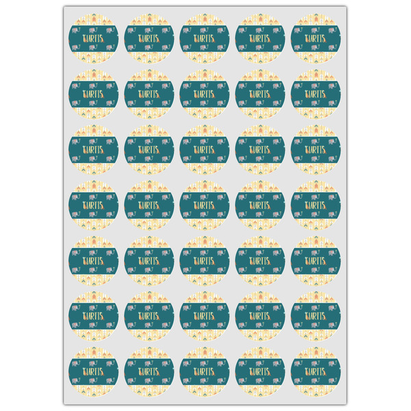 Animal Friend Birthday Icing Circle - XSmall - Set of 35