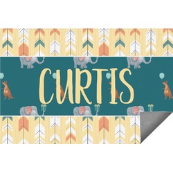 Animal Friend Birthday Indoor / Outdoor Rug - 3'x5' (Personalized)