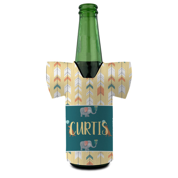 Animal Friend Birthday Jersey Bottle Cooler - FRONT (on bottle)