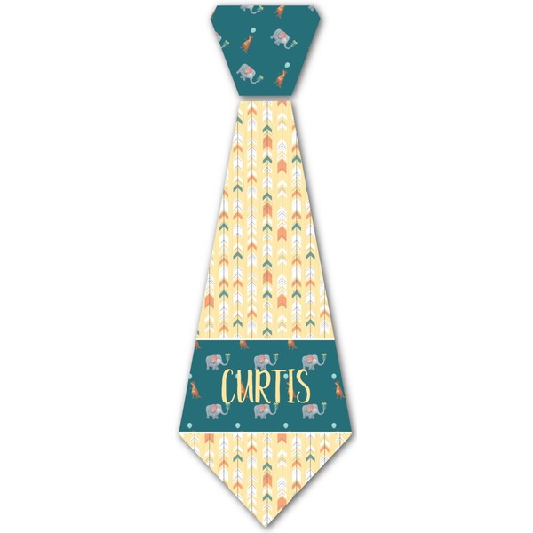 Custom Animal Friend Birthday Iron On Tie (Personalized)