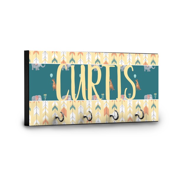 Animal Friend Birthday Key Hanger - Front View with Hooks