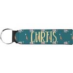 Animal Friend Birthday Neoprene Keychain Fob (Personalized)
