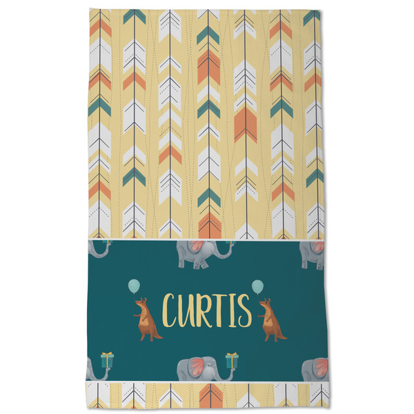 Animal Friend Birthday Kitchen Towel - Poly Cotton - Full Front