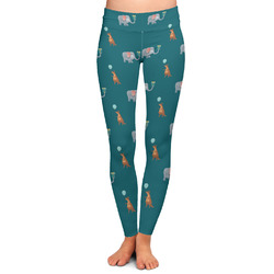 Animal Friend Birthday Ladies Leggings - Extra Large
