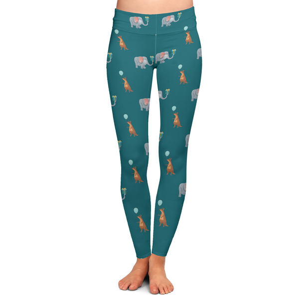 Custom Animal Friend Birthday Ladies Leggings - Extra Large