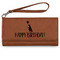 Animal Friend Birthday Ladies Leatherette Wallet - Laser Engraved - Rawhide (Personalized)