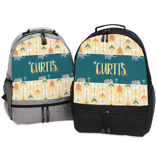 Animal Friend Birthday Large Backpacks - Both