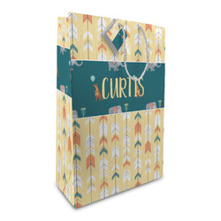 Animal Friend Birthday Large Gift Bag (Personalized)