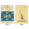 Animal Friend Birthday Large Laundry Bag - Front & Back View