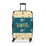 Animal Friend Birthday Suitcase - 28" Large - Checked w/ Name or Text