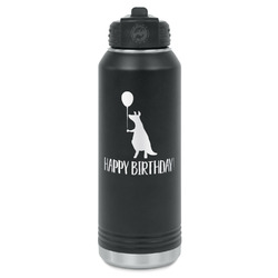 Animal Friend Birthday Water Bottles - Laser Engraved - Front & Back (Personalized)
