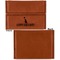 Animal Friend Birthday Leather Business Card Holder Front Back Single Sided - Apvl