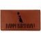 Animal Friend Birthday Leatherette Checkbook Holder (Personalized)