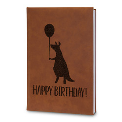 Animal Friend Birthday Leatherette Journal - Large - Double Sided (Personalized)