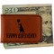 Animal Friend Birthday Leatherette Magnetic Money Clip - Front