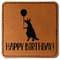 Animal Friend Birthday Leatherette Patches - Square