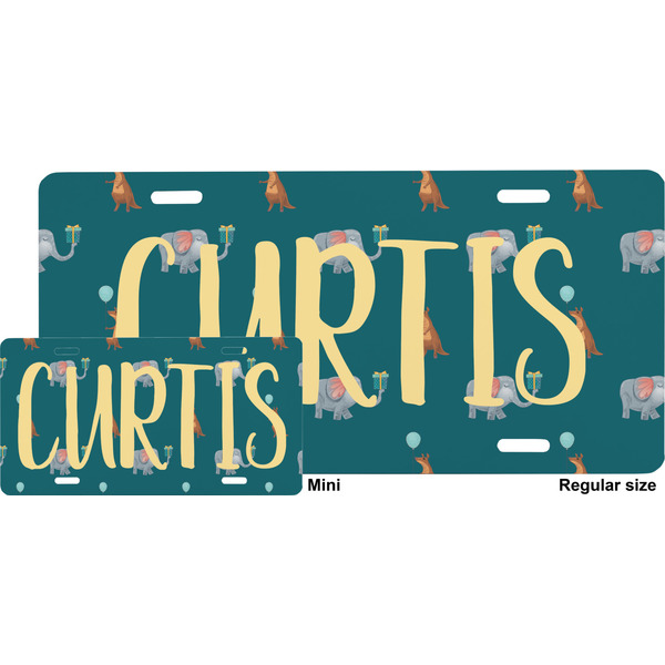 Animal Friend Birthday License Plate (Sizes)