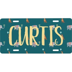 Animal Friend Birthday Front License Plate (Personalized)