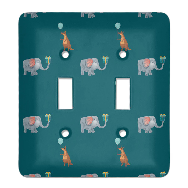 Custom Animal Friend Birthday Light Switch Cover (2 Toggle Plate)