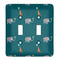 Animal Friend Birthday Light Switch Cover (2 Toggle Plate)