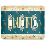 Animal Friend Birthday Light Switch Cover (3 Toggle Plate)