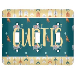 Animal Friend Birthday Light Switch Cover (3 Toggle Plate)