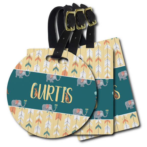 Custom Animal Friend Birthday Plastic Luggage Tag (Personalized)