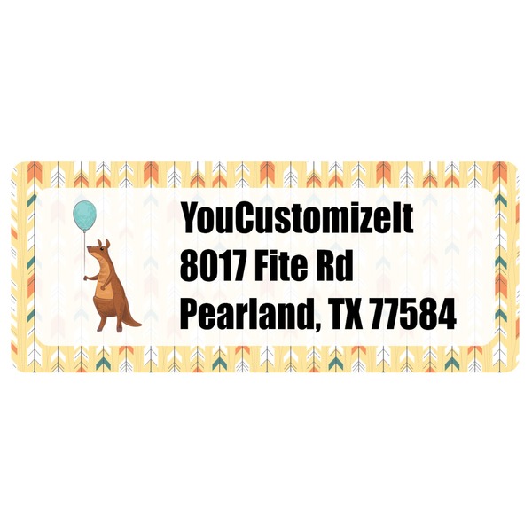 Custom Animal Friend Birthday Return Address Labels (Personalized)