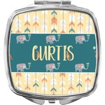 Animal Friend Birthday Compact Makeup Mirror (Personalized)