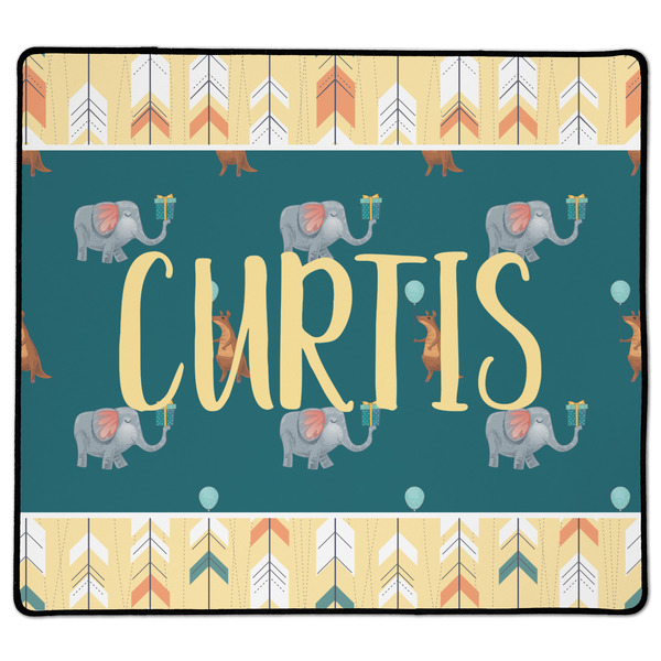Custom Animal Friend Birthday XL Gaming Mouse Pad - 18" x 16" (Personalized)
