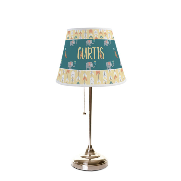 Animal Friend Birthday Poly Film Empire Lampshade - On Stand
