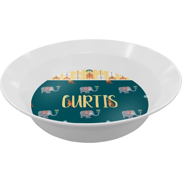 Custom Animal Friend Birthday Melamine Bowl (Personalized)