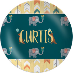 Animal Friend Birthday Melamine Plate (Personalized)